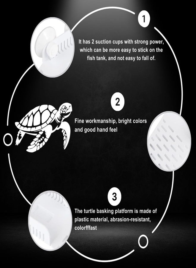 Western Era Turtle Basking Platform with Suction Cups - Durable, Floating Dock with Textured Ramp for Turtles, Amphibians, Reptiles, Designed for Comfortable Sunbathing & Climbing in Aquatic Habitats - Image 5